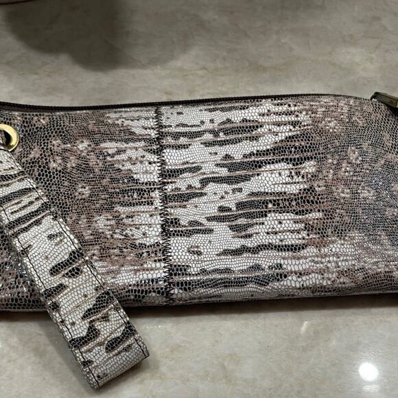 Hobo Vida wallet clutch lizard print 100% leather - Picture 3 of 14